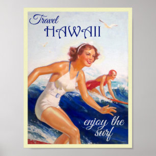  reisposter Hawaii Poster