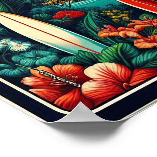  reisposter Hawaii Poster (Hoek)