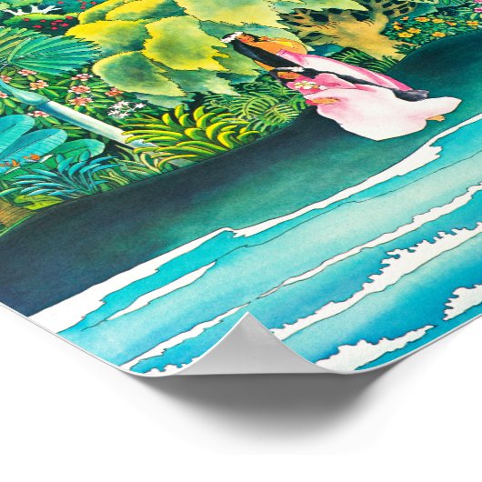  reisposter Hawaii Poster (Hoek)