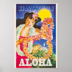  reisposter Hawaii Poster