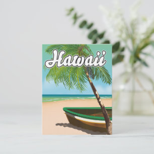 Reisposter Hawaii Tropical Beach