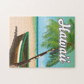 Reisposter Hawaii Tropical Beach Legpuzzel (Horizontaal)