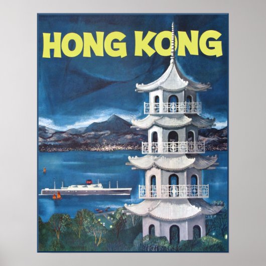 Reisposter Hong Kong Poster (Voorkant)
