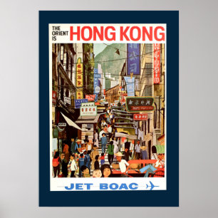  reisposter Hongkong Poster