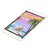 Reisposter in de  stijl Alicante Spanje Magneet (Linkerzijde)