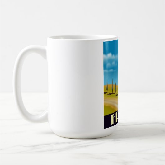 Reisposter in Franse  stijl Koffiemok (Links)