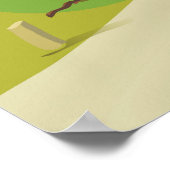 Reisposter in Litouwse  stijl Poster (Hoek)