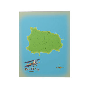 Reisposter Ischia Italië Notitieblok