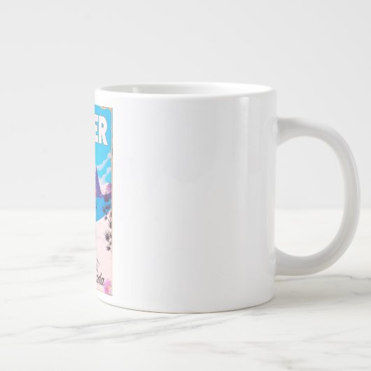 Reisposter Jasper Alberta Canada Extra Grote Mok (Rechts)