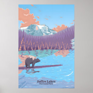 Reisposter Joffre Lakes Provinciaal Park Poster