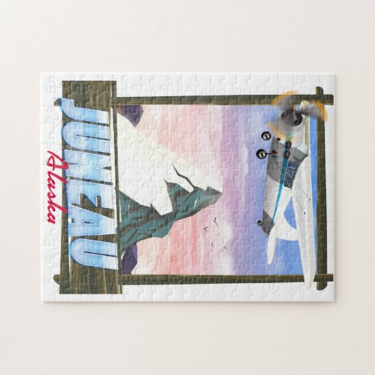 Reisposter Juneau Alaska Legpuzzel (Horizontaal)