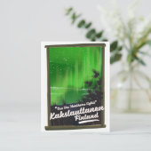 Reisposter Kakslauttanen finland Briefkaart (Staand voorkant)