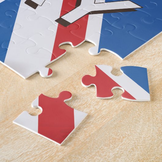 Reisposter 'keep calm and carry on' legpuzzel (Zijkant)