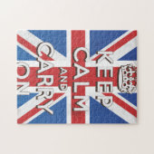 Reisposter 'keep calm and carry on' legpuzzel (Horizontaal)