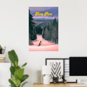 Reisposter King Pine Ski Resort Poster (Thuiskantoor)