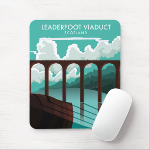 Reisposter lederfoot Viaduct Scotland Muismat