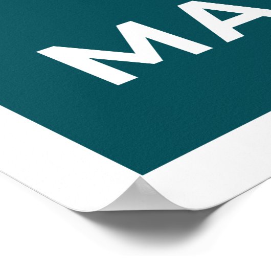 reisposter MALAYSIA Poster (Hoek)