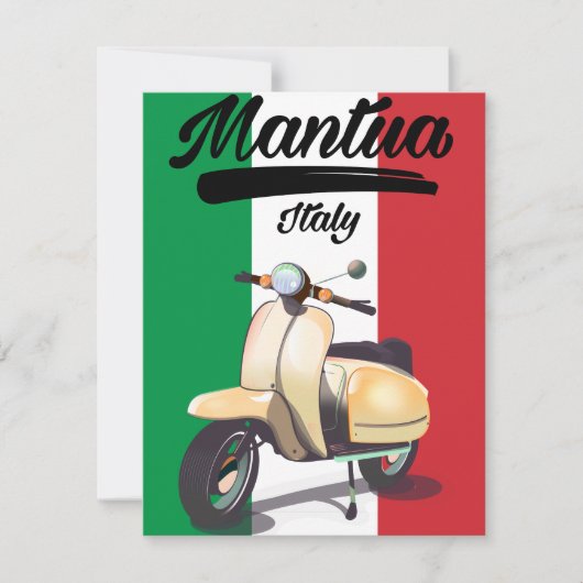 Reisposter Mantua Italië (Voorkant)