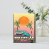Reisposter Mazatlán Mexico Briefkaart (Staand voorkant)