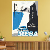 Reisposter Mesa Arizona  stijl Canvas Afdruk (Insitu (Woonkamer))