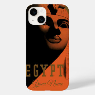 Reisposter met Sfinx, Egypte, Afrika uit vroeger t Case-Mate iPhone 14 Hoesje