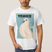 Reisposter met Venetië stijl T-shirt (Voorkant)