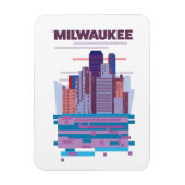 Reisposter Milwaukee Magneet (Verticaal)
