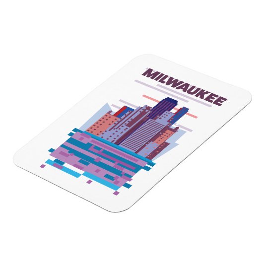 Reisposter Milwaukee Magneet (Linkerzijde)