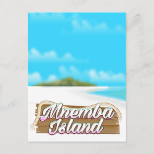 Reisposter Mnemba-eiland Briefkaart