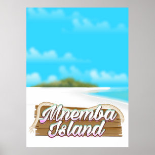 Reisposter Mnemba-eiland Poster