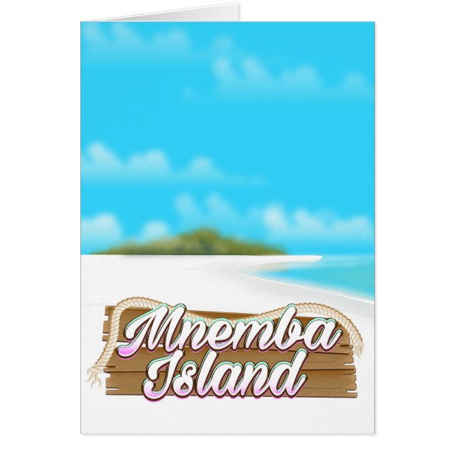 Reisposter Mnemba Island (Voorkant)
