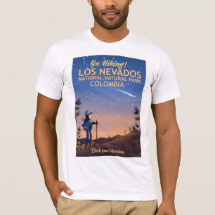 Reisposter Nationaal Natuurpark Los Nevados T-shirt