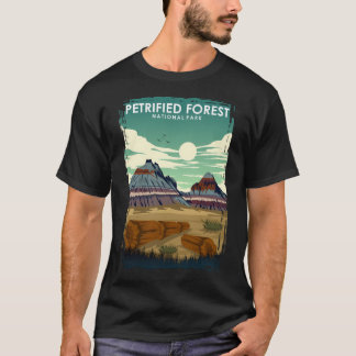 Reisposter Nationaal Park Versteende Woud T-shirt