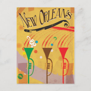 Reisposter New Orleans vintage Briefkaart