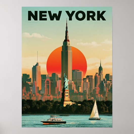 Reisposter New York Poster (Voorkant)