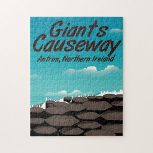 Reisposter Noord-Ierland Giants Causeway Legpuzzel