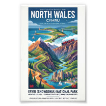 Reisposter Noord-Wales