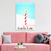 Reisposter Noordpool Canvas Afdruk (Insitu (Woonkamer))