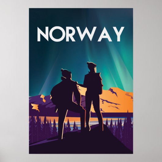 Reisposter Noorwegen Poster (Voorkant)