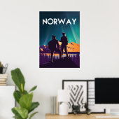 Reisposter Noorwegen Poster (Thuiskantoor)