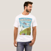 Reisposter Ortler - Zuid-Tirol, Italië T-shirt (Voorkant volledig)