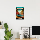Reisposter Oud Cuba Poster (Thuiskantoor)