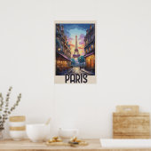 Reisposter Parijs Poster (Keuken)