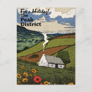 Reisposter Peak District Briefkaart