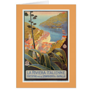  reisposter Portofino Italiaans Riviera