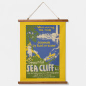 Reisposter Promoting Zee Cliff, Long Island 2 Hangend Wandkleed (Voorkant)