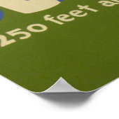 Reisposter Promoting Zee Cliff, Long Island 2 Poster (Hoek)