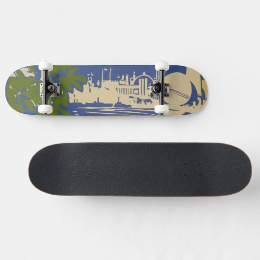 Reisposter Promoting Zee Cliff, Long Island 2 Skateboard (Horizontaal)