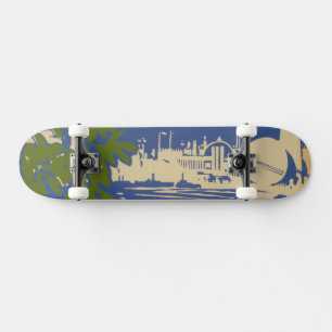 Reisposter Promoting Zee Cliff, Long Island 2 Skateboard