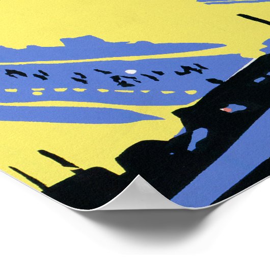 Reisposter Promoting Zee Cliff, Long Island Poster (Hoek)